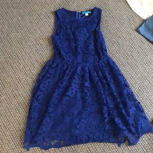 Pim + Larkin Lace Skater Dress